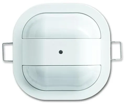 Busch-Jaeger 6819/38-24 Präsenzmelder Universal, Slave - Präsenzmelder zur Erweiterung des Erfassungsbereichs, ideal für große Räume. Erfasst sitzende Personen bis Ø 10 m und gehende Personen bis Ø 20 m.