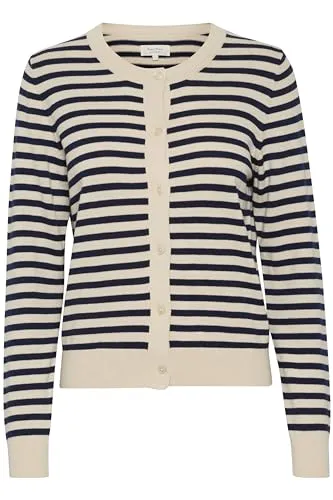 Strickjacke TanishaPW Relaxed fit black offwhite