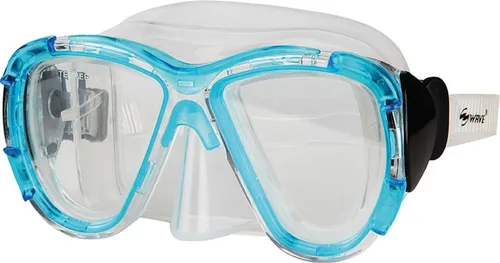 Sunflex Tauchermaske Shark blau | Taucherbrille Schnorchelmaske Maske Schnorchel