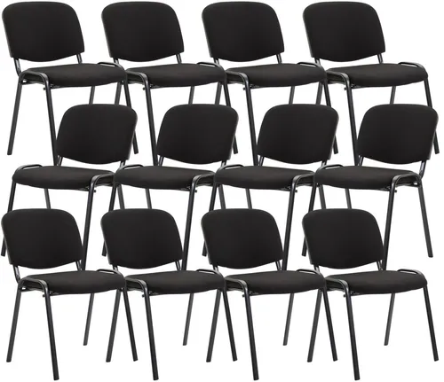 CLP 12er Set Besucherstuhl Ken Stoff