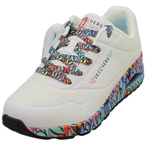 Skechers Sneaker JGOLDCROWN: UNO - CLASSIC in Weiss - Stylische Sneaker für Damen, Größe 37, mit bequemer Dämpfung für ultimativen Tragekomfort. Ideal für Freizeit und Sport.