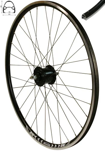 REDONDO 28 Zoll Vorderrad mit Shimano Nexus Nabendynamo