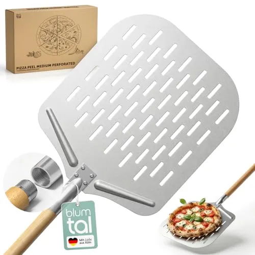 Blumtal Pizzaschieber perforiert mit Holzgriff 46,5 cm von Blumtal