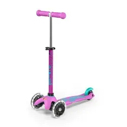 Scooter Mini MICRO DELUXE mit LED Rädern in lila von Micro