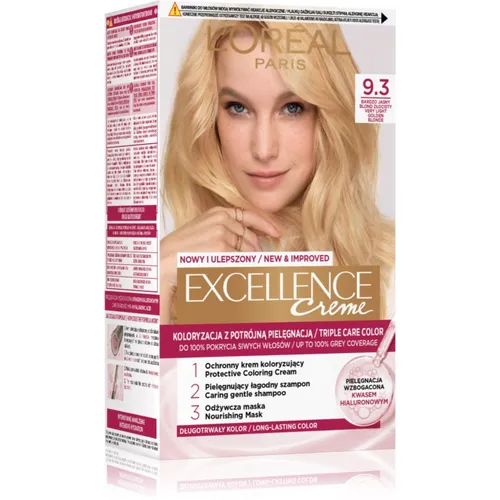 L’Oréal Paris Excellence Creme Haarfarbe 9.3 Very Light Golden Blonde