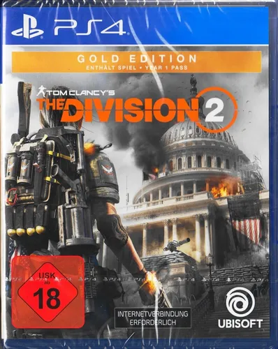 Tom Clancy's The Division 2 - Gold Edition für PS4 - Action & Abenteuer Spiel für PS4, Gold Edition mit umfangreichem Multiplayer-Modus für bis zu 12 Spieler, ideal für spannende Online-Kämpfe.