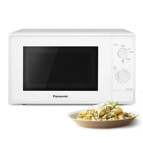 Panasonic NN-E20JWMEBG Mikrowellenofen, 20L, 800W mit Auftaufunktion