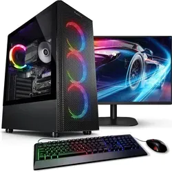 kiebel.de Gaming PC Set mit 27 Zoll TFT Viper V und AMD Ryzen 5