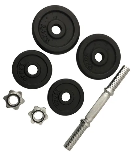 Schildkröt Kurzhantelset 10,0kg - Effizientes Hanteltraining für zu Hause - Hanteln in Schwarz mit Gusseisen-Scheiben und verchromter Stange, ideal für effektives Krafttraining im eigenen Zuhause.