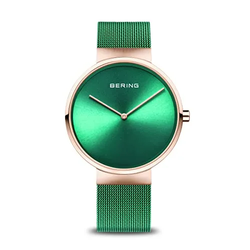 BERING Unisex Uhr Quarz - Classic Collection mit Saphirglas 14539-868, 5 ATM - Armbanduhren für Damen, minimalistisch und kratzfest mit Saphirglas, 5 ATM wasserdicht, ideal für den Alltag und besondere Anlässe.