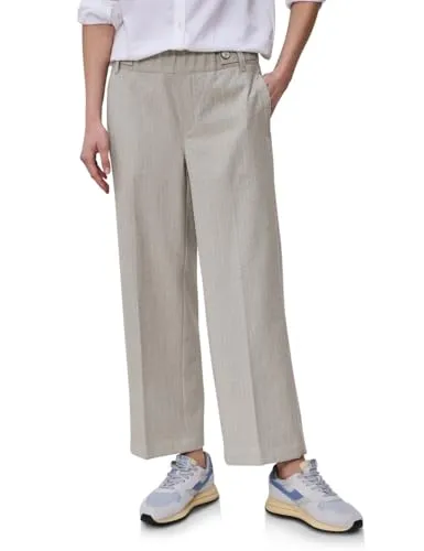 Street One Hose mit Knopfdetail Smoke beige 36 von Street One