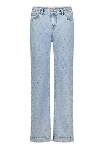 Cartoon Damen Stretch-Jeans mit Strass 40, Light Blue Denim - Stylische Straight Fit Jeans mit Strassdetails für einen modernen Look. Ideal für jeden Anlass und bequem im Alltag zu tragen.