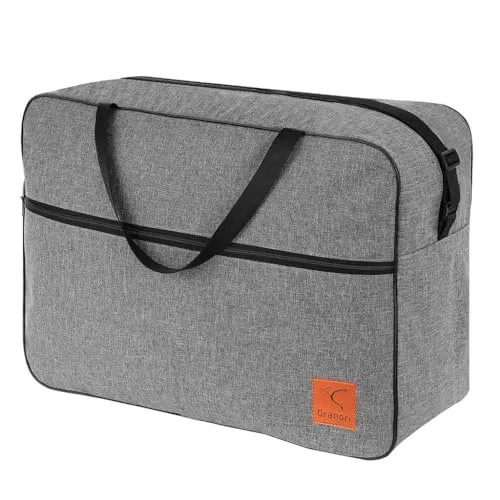 Granori XL Handgepäck Reisetasche – Leichte 44 l Kabinengepäck für Airlines - Handgepäck Tasche 55x40x20 cm, ideal für viele Airlines. Optimaler Stauraum, leicht und platzsparend. Integrierte Schlaufe für Koffer, robustes Material und einfach zu reinigen.