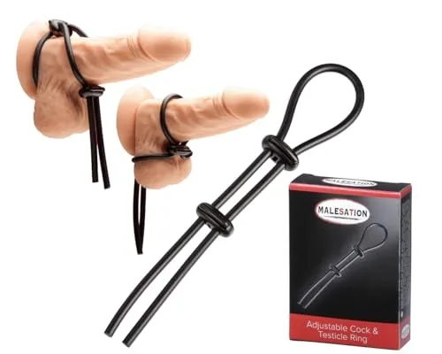 MALESATION Adjustable Cock & Testicle Ring Penisring verstellbar