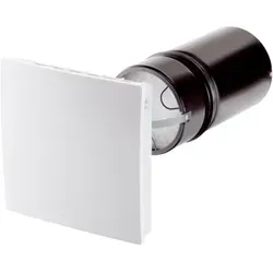 Maico PP45K 0095.0241 PushPull 45 Einzelraumlüfter 12V mit elektrischer Innenklappe - Effizientes Einzelraumlüftungsgerät mit Keramik-Wärmetauscher und automatischer Klappenfunktion, ideal für optimale Luftqualität in Wohnräumen.