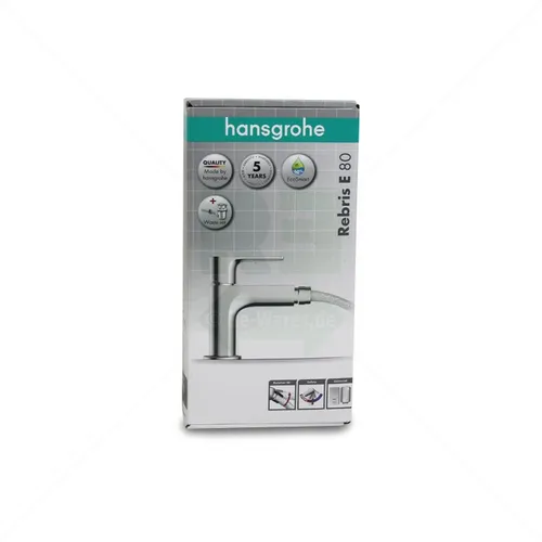 hansgrohe Rebris E Einhebel-Bidetmischer 72211000 - Sonstige Armaturen mit zeitlosem, schlankem Design und ergonomischem Griff für komfortable Bedienung.