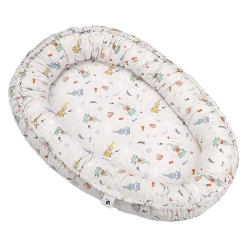 Julius Zöllner Kuschelnest NIDO Little Otti - Babynester für ein sicheres und gemütliches Schlafen, Größe ca. 80x55 cm, ideal für Neugeborene bis 5 Monate, zertifiziert nach Oeko-Tex, Made in Germany.