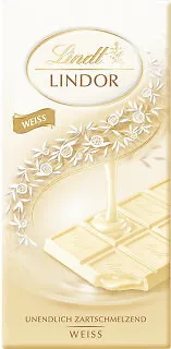 Lindt Lindor Tafel weiß 100g