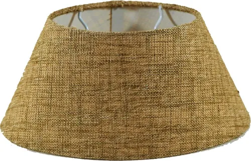 Dirk Davids Leuchten Lampenschirm Oval Beige - Eleganter Lampenschirm für Tischleuchten in ovaler Form, aus hochwertigem Leinen, sorgt für eine stilvolle Beleuchtung in jedem Raum.
