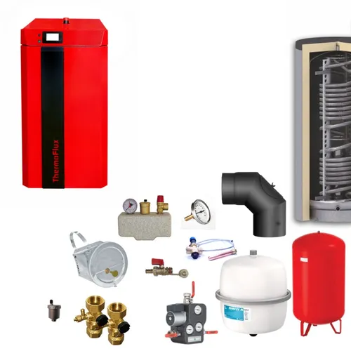 ThermoFlux Holzvergaser Pid Logic Lambda Plus 25 kW | Komplettset 4