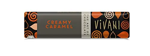 Vivani Creamy Caramel Schokoriegel, 18er Pack (18 x 40 g)