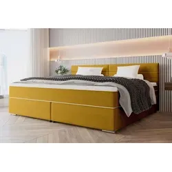 99rooms Phönix Familienbett Boxspringbett 240×200 cm – Eleganz für die Familie - Modernes Boxspringbett mit Taschenfederkern und Kaltschaum-Topper für perfekten Schlafkomfort. Ideal für gemeinsame Nächte, einfach zu montieren und mit stilvollem Kopfteil.