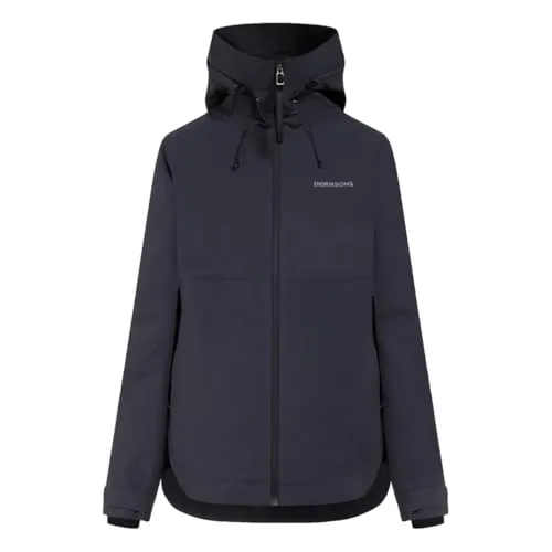 DIDRIKSONS 1913 Damen Jacke JENNIE blau (296) - Funktionsjacke mit 10,000 mm Wassersäule, atmungsaktiv und ideal für Outdoor-Aktivitäten bei jedem Wetter.