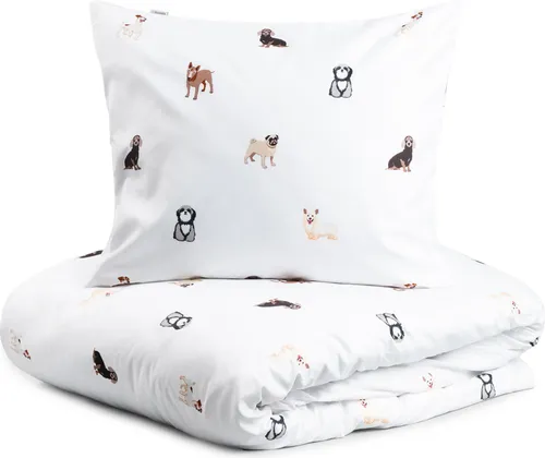 HOMLA CANE Bettwäsche aus Mikrofaser mit Hunden 220x200 cm