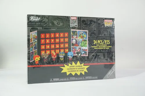 Funko Advent Calendar: Marvel 24pc - Iron Man - Pocket Pop! - Spielzeug-Adventskalender mit 24 einzigartigen Funko Pocket Pops zum Sammeln, perfekt für den Countdown zu Weihnachten und als Geschenk für Groß und Klein.