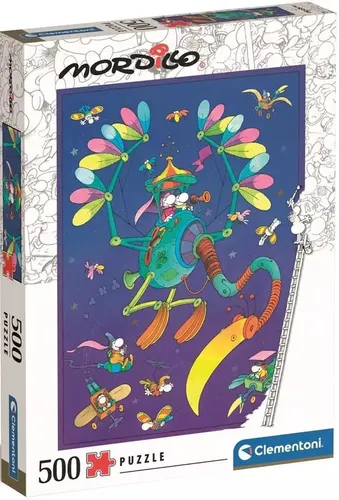 Puzzle 500 elementów. Mordillo Clementoni 8005125351336