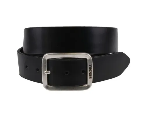 Sendra Boots Ledergürtel 1013-Pull City Negro/Plata Vieja