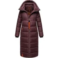 Navahoo Damen Wintermantel - Warmer Steppmantel mit Kapuze und Kristallblume - Funktionsjacke für kalte Tage, wasserabweisend und mit Innentasche für Technik. Der moderne Oversize-Look und die gefütterten Taschen bieten höchsten Komfort.