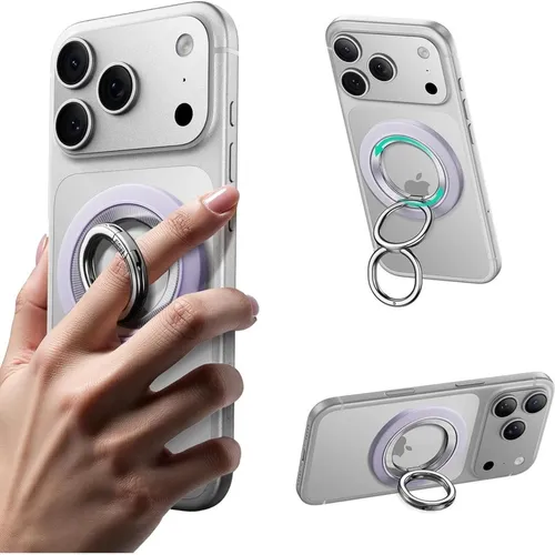 Fingerhalter ESR Halolock 360 Mag Phone Ring Stand Halter Violett