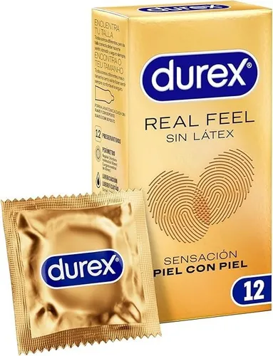 Durex FEEL REAL SENSITIVE 12 Stück, Transparent, One size