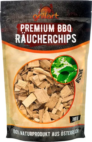Premium BBQ Räucherchips - 750g Buche