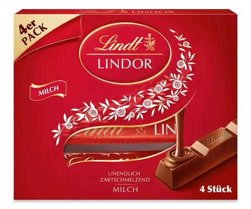 Lindt Lindor Stick Multipack Milch 4x 25g