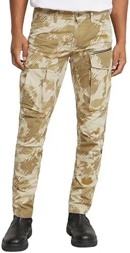 G-STAR Herren Rovic Zip 3D Regular Tapered Pants Mehrfarben (Dk Brick Gd Glitch Beach Camo D02190-d955-h174) 28W / 32L