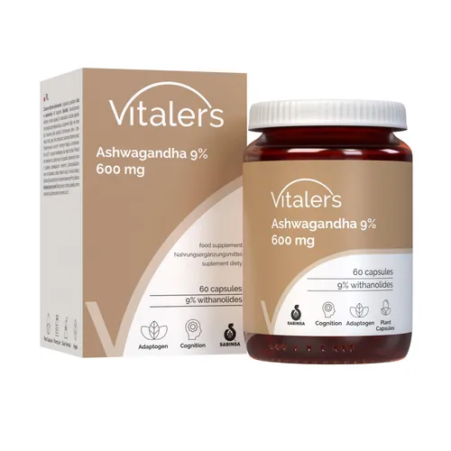 Vitaler's Ashwagandha 9% Extract 600 mg