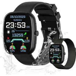 Valdus Smartwatch 1,83 Zoll – IP67 wasserdicht mit Telefonfunktion