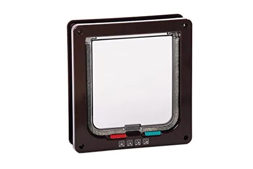 Karlie Katzentür 4-Wege-Verschluss inklusiv Tunnel B: 19.2 cm H: 20 cm braun