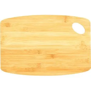 Zeller Schneidebrett 25231 aus Bambus, 34 x 23 x 0,8 cm, braun