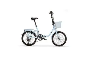 MBM Klapprad 20 Zoll KANGAROO blau - Leicht und kompakt - Klapprad für einfache Mitnahme, lässt sich schnell zusammenfalten und passt in jeden Kofferraum, ideal für Wohnmobile und Boote.