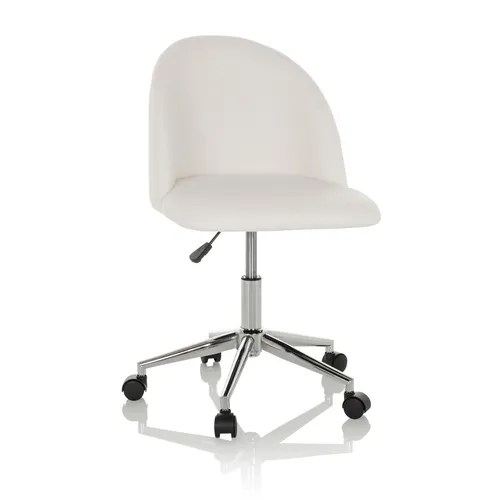 Höhenverstellbarer Drehstuhl SOLAO TED aus Teddy-Stoff - Moderner Bürostuhl mit hochwertigem Teddy-Stoff, höhenverstellbar für optimalen Sitzkomfort und maximale Belastbarkeit bis 100 kg.