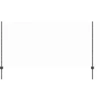vidaXL Zaun mit Pfosten Grau 1.2 x 25 m Stahl - Gartenzäune - Robuster, wetterfester Stahlzaun für langlebigen Schutz und modernes Design, ideal für Gärten und Terrassen.