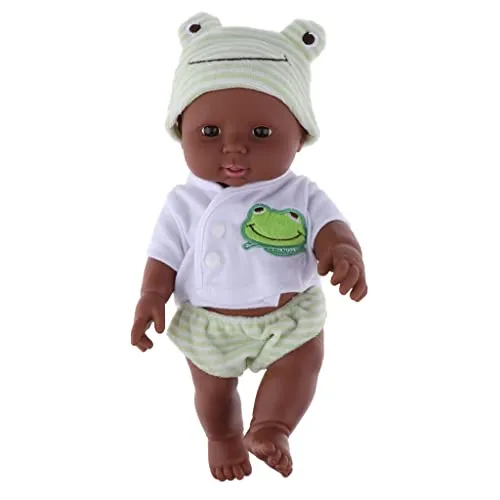 Perfeclan Afrikanische Babypuppe