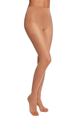 Wolford Damen Pure 10 Strumpfhose, 10 DEN, Braun (Gobi 4365), X-Large - Sportsocken mit mattem Finish, 10 Denier für hohen Tragekomfort und optimale Elastizität – perfekt für sportliche Aktivitäten.