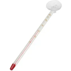 Glasthermometer mit Sauger - Temperaturmessgerät mit starkem Saugnapf für eine einfache und sichere Befestigung am Aquariumglas.