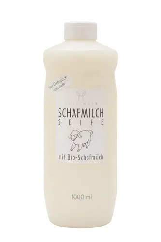 Haslinger Schafmilch Flüssigseife – hautschonende Reinigung 1000 ml
