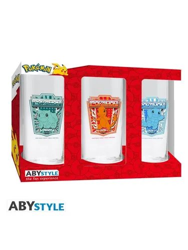 ABYstyle - POKEMON 3 Glass Set - Glas