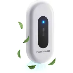 Geruchsentferner für Tiere mit Ozon | Katzenurin Geruchsentferner | CE-zertifiziert | Reinigt alle 10 Min die Luft | Wiederaufladbar  | Vulpes Goods